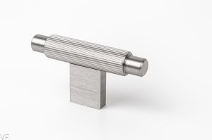 Gałka meblowa T-Bar Arpa Aluminiowa Srebrna Szczotkowana