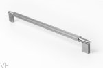 Uchwyt meblowy podłużny Arpa 320 Aluminiowy Srebrny Szczotkowany