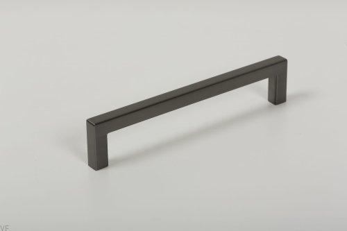 0056128Z31 U - CC128L136mm handle brushed grey Uchwyty meblowy podłużny Skandynawskie Uchwyty Scandinavian Handles