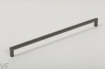 Uchwyt meblowy podłużny U 0056 320 Metalowy Szary Szczotkowany