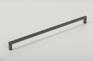 Uchwyt meblowy podłużny U 0056 320 Metalowy Szary Szczotkowany