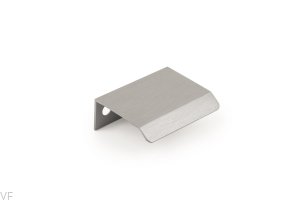 Uchwyt meblowy krawędziowy Curve 32 Aluminiowy Szary Szczotkowany