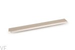 Uchwyt meblowy krawędziowy Curve 192 Aluminiowy Srebrny Szczotkowany