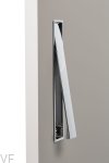 Uchwyt meblowy wpuszczany Clos 128 Chrom Polerowany