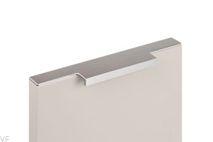 Uchwyt meblowy krawędziowy Linear 197 Aluminiowy Srebrny