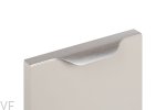 Uchwyt meblowy krawędziowy Vector 0434 147 Aluminiowy Srebrny Szczotkowany