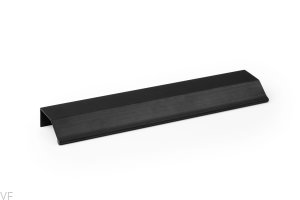 Uchwyt meblowy krawędziowy Wing 256 Aluminiowy Czarny Szczotkowany