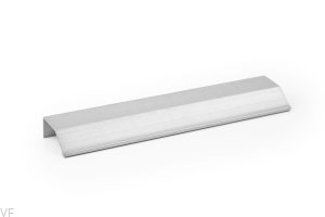 Uchwyt meblowy krawędziowy Wing 256 Aluminiowy Srebrny Szczotkowany