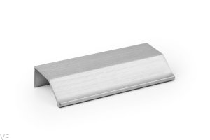 Uchwyt meblowy krawędziowy Wing 64 Aluminiowy Srebrny Szczotkowany