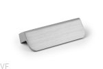 Uchwyt meblowy podłużny Flapp 32 Aluminiowy Srebrny Szczotkowany