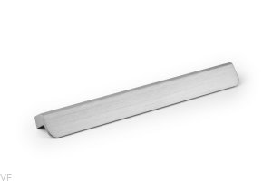 Uchwyt meblowy podłużny Flapp 128/160 Aluminiowy Srebrny Szczotkowany