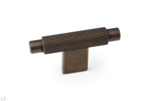 Gałka meblowa T-Bar Arpa Aluminiowa Rustykalna Złota