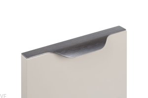 Uchwyt meblowy krawędziowy Vector 0434 147 Aluminiowy Szary Szczotkowany