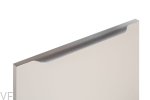 Uchwyt meblowy krawędziowy Vector 0434 597 Aluminiowy Srebrny Szczotkowany