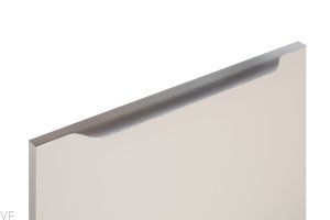 Uchwyt meblowy krawędziowy Vector 0434 597 Aluminiowy Srebrny Szczotkowany