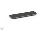 Uchwyt meblowy podłużny Peak 64 Aluminiowy Metaliczny Szary