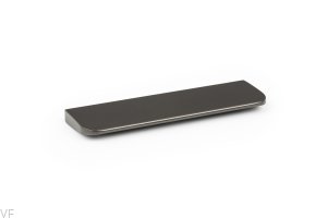 Uchwyt meblowy podłużny Peak 64 Aluminiowy Metaliczny Szary