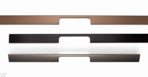 Uchwyt meblowy podłużny Peak 1760 Aluminiowy Metaliczny Brązowy