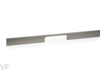 Uchwyt meblowy podłużny Peak 448 Aluminiowy Metaliczny Szary