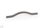 Uchwyt meblowy podłużny Brave 128 Aluminiowy Metaliczny Szary
