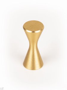 Gałka meblowa Diabolo Aluminiowa Złota Szczotkowana
