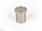 Gałka meblowa Round Aluminiowa Srebrna Szczotkowana
