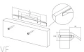 Uchwyt meblowy podłużny Cutt 320 896 Aluminiowy Srebrny Szczotkowany.jpg