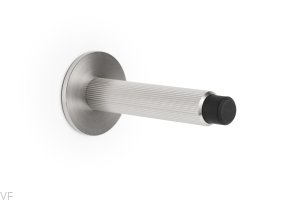 Stopka Stoper do drzwi naścienny Arpa Aluminiowy Srebrny Szczotkowany