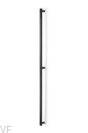 Uchwyt meblowy podłużny Moon Big 1056 Aluminiowy Czarny Szczotkowany