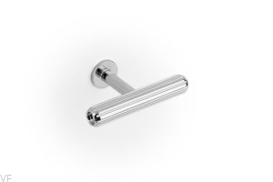 Gałka meblowa T-Bar Rille Mini Nikiel Polerowany
