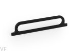 Uchwyt meblowy podłużny Omega 160 Metalowy Czarny Mat