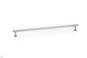 Uchwyt meblowy podłużny Rille Mini 320 Aluminiowy Srebrny Szczotkowany