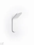 Wieszak ścienny Tik 25 Aluminiowy Biały Mat 