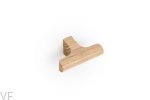 Gałka meblowa T-Bar Hinoki Wood 60 Drewniana Dębowa Nielakierowana