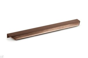 Uchwyt meblowy krawędziowy Vann 350 Aluminiowy Brąz Szczotkowany