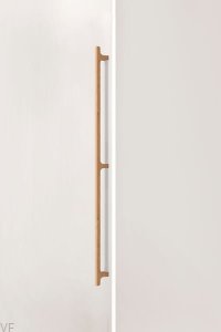 Uchwyt meblowy podłużny Hinoki Wood Big 832 Drewniany Dębowy