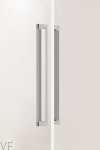 Uchwyt meblowy podłużny dwustronny Brooklyn Big 448 Aluminiowy Niklowany Polerowany