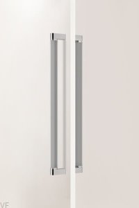 Uchwyt meblowy podłużny dwustronny Brooklyn Big 448 Aluminiowy Niklowany Polerowany