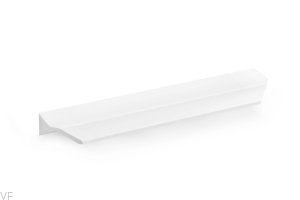 Uchwyt meblowy krawędziowy Vann 200 Aluminiowy Biały Mat