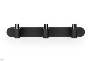 Wieszak ścienny Casey Rack 340 Aluminiowy Czarny Tytanowy Polerowany