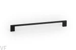 Uchwyt meblowy podłużny Nexx 256 Aluminiowy Czarny Szczotkowany