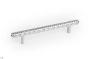 Uchwyt meblowy podłużny Boto 160 Aluminiowy Niklowany Polerowany