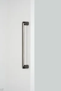Uchwyt meblowy podłużny jednostronny Fase Big 320 Aluminiowy Czarny Tytanowa Polerowany PVD