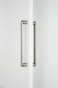 Uchwyt meblowy podłużny dwustronny  Fase Big 320 Aluminiowy Srebrny Szczotkowany
