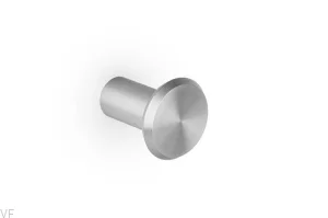 Wieszak ścienny Fase 33 Aluminiowy Srebrny Szczotkowany