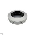 Uchwyt meblowy wpuszczany Hollow 40 Srebrny metalowy