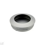 Uchwyt meblowy wpuszczany Tap 40 Srebrny metalowy