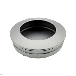 Uchwyt meblowy wpuszczany Tap 60 Srebrny metalowy