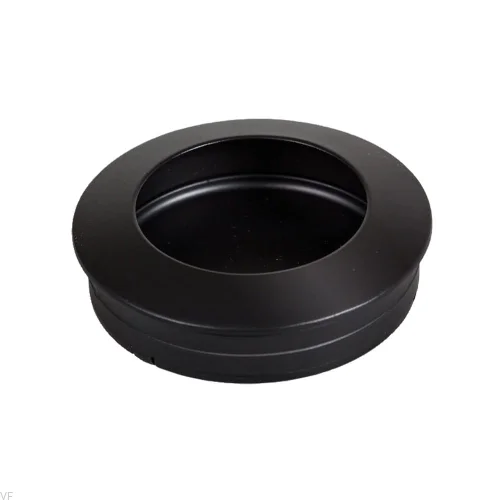 Uchwyt meblowy wpuszczany Hollow 60 Czarny metalowy